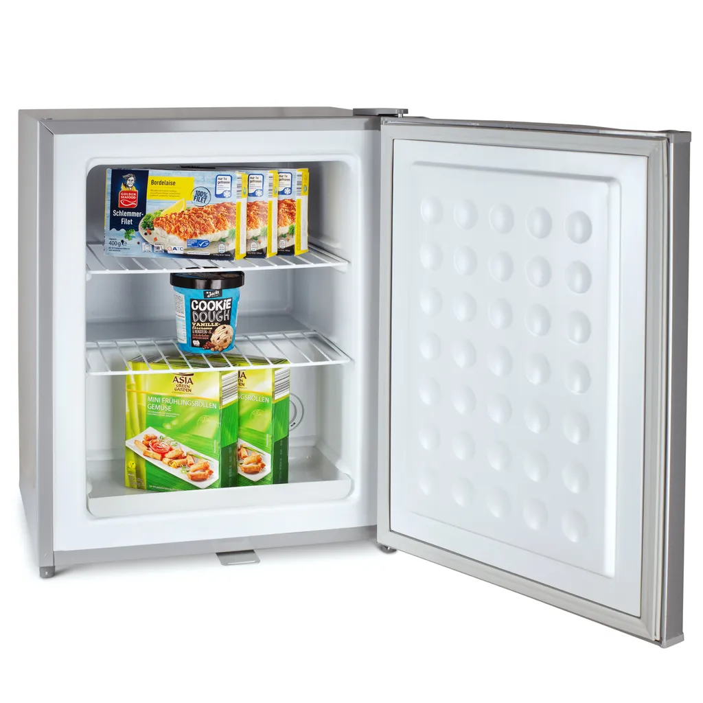 Stillstern Mini Gefrierschrank Mit Schloss 42L, 4 Sterne-Gefrierraum Mit Eiswürfelschale, Geringer Energieverbrauch, Wechselbarer Türanschlag, Gefrierbox, Mini Gefriertruhe, Gefrierschrank Klein – Bild 5