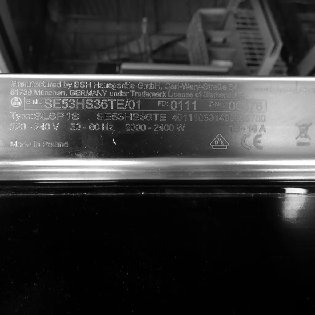 Siemens Spüler 60cm Integriert Edelstahl SE53HS36TE IQ300 – Bild 7