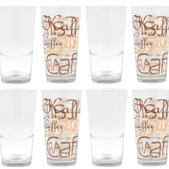 MamboCat 12er Set Mix Latte Macchiato Glas 39cl Stapelbar MitNachbildung / OhneNachbildung