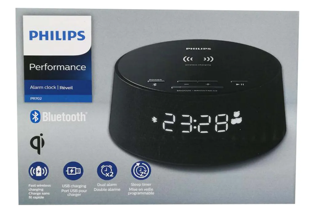 Philips TAPR702/12 - Digitaler Wecker - Schwarz - A2DP,AVRCP - AC – Bild 9