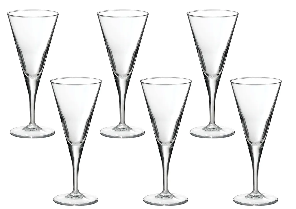 Bormioli Italy 12 Stück Sekt Glas Champagner Gläser Sektglas Bormioli Rocco Ypsilon Stielglas Cocktail 27cl Weingläser Aus Italien Hochzeit – Bild 2