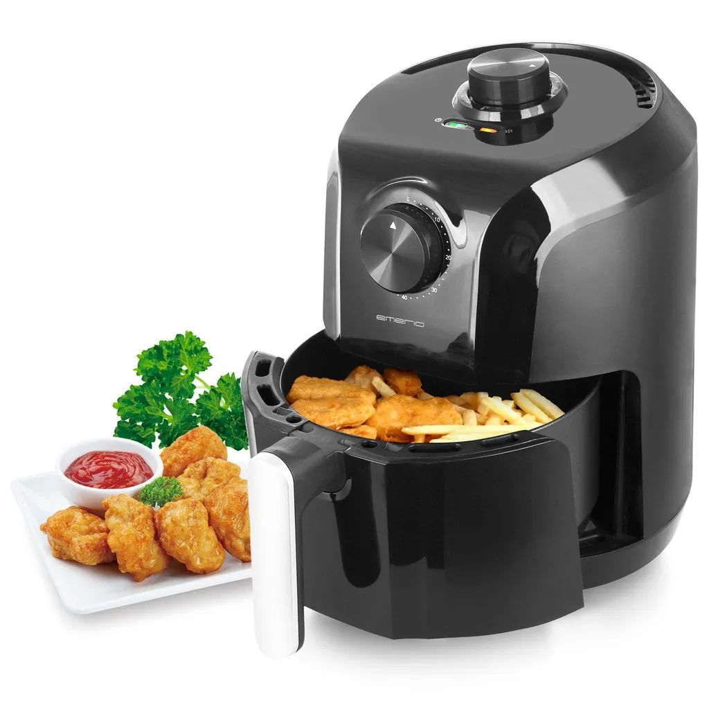 Heißluft-Fritteuse Emerio AF-122706 Air-Fryer 3 Liter Schwarz – Bild 6
