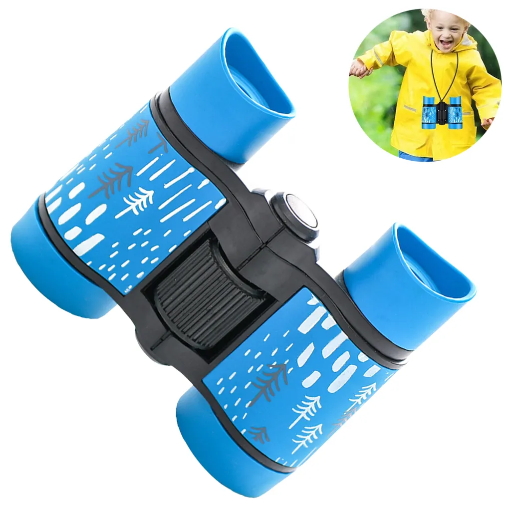 Mmgoqqt Fernglas Für Kinder, Bestes Kindergeschenk, Spielzeug-Fernglas Für 3–12 Jahre, Jungen, Mädchen Und Kleinkinder, Hochauflösende Echte Optik, Gummi, Kinderfernglas, Stoßfest, Zusammenklappbar Für Reisen, Camping, Vogelbeobachtung ,Blue – Bild 2