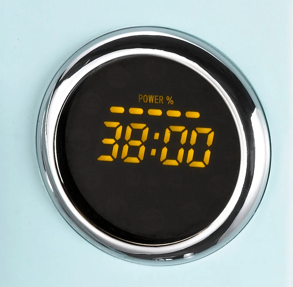 Melissa 16330122 CLASSICO Retro Mint Baby Blue 25 Liter Mikrowelle Mit Grill – Bild 5