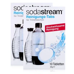 SodaStream Reinigungs-Tabs Für Trinkflaschen, PET-Flaschen 10 Tabs (2er Pack)
