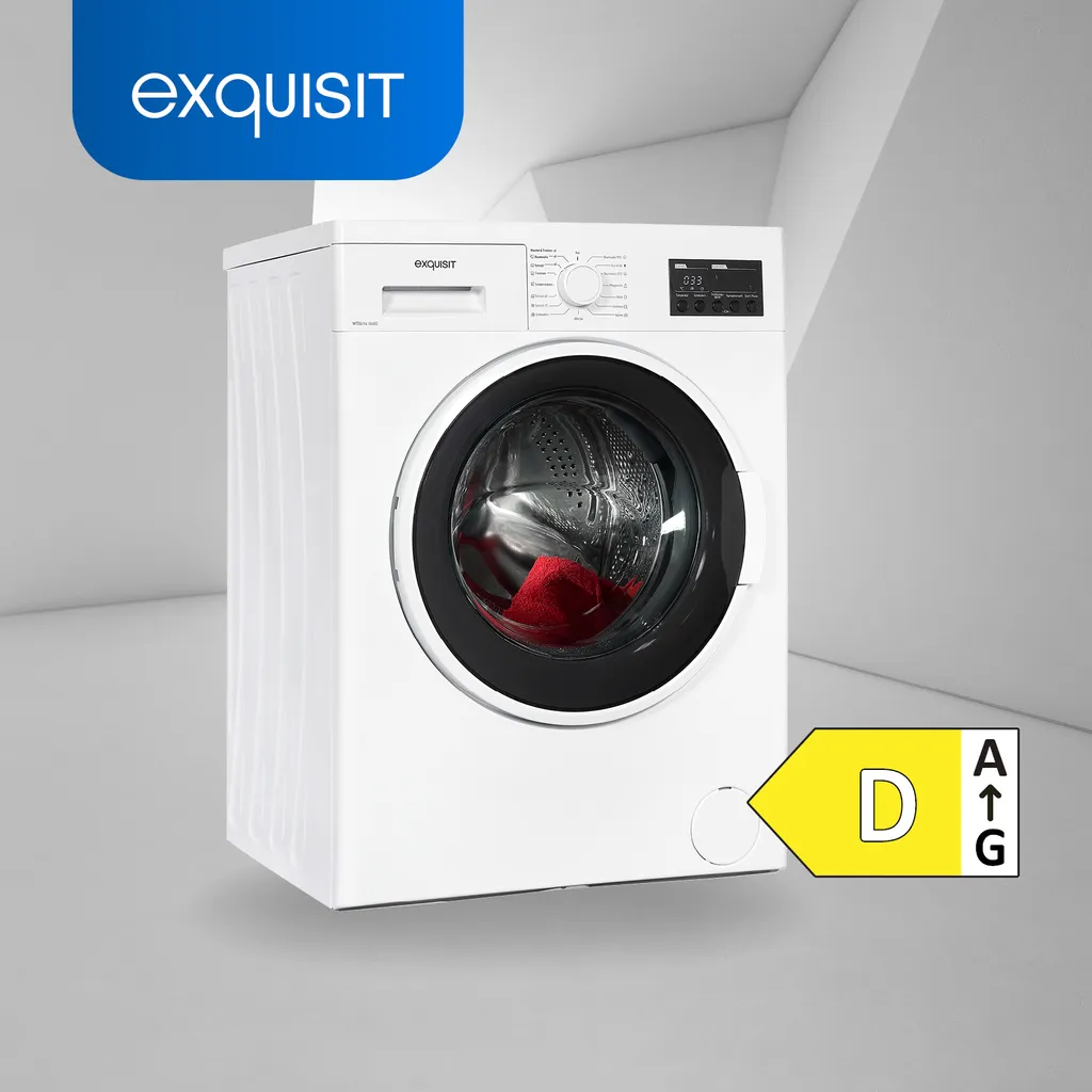Exquisit Waschtrockner WT8614-060D Weiss | Display | Kurzprogramm | Startzeitvorwahl – Bild 2