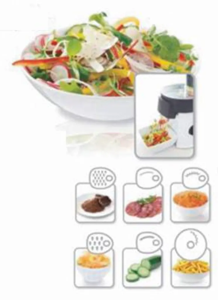 Philips Viva Collection HR1388/80 Küchenmaschinen - Weiß / Schwarz – Bild 3