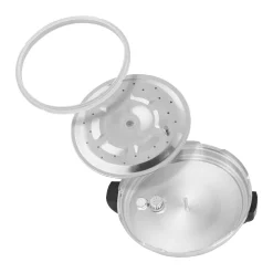 Royal-catering Aluminium Schnellkochtopf Kochtopf Dampfkocher Schnellkocher 6L Timer + Display