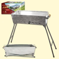 OLYMP Mangal LUX, Schaschlik Und Barbecue Grill Aus Edelstahl