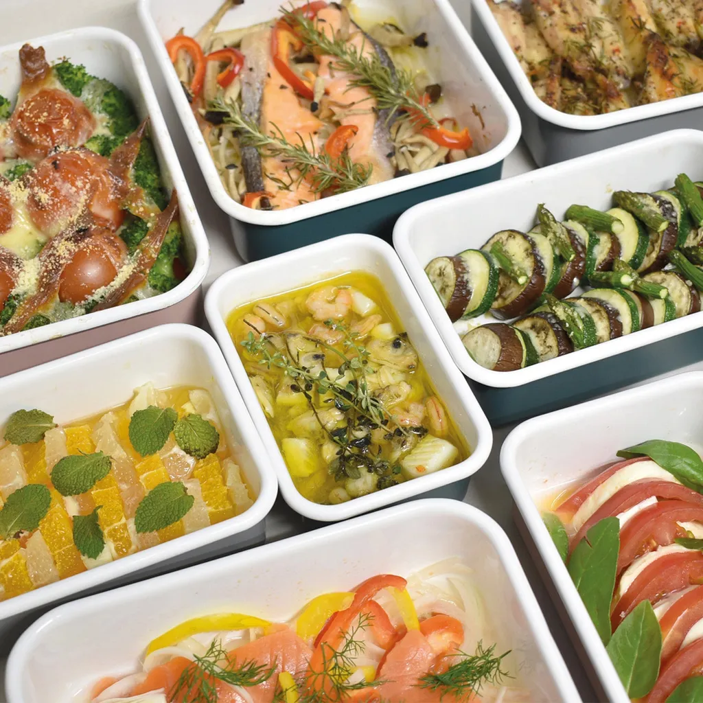 HoneyWare Frischhaltedose Color Line L 1,35l Flach Petrol Emaille – Bild 9