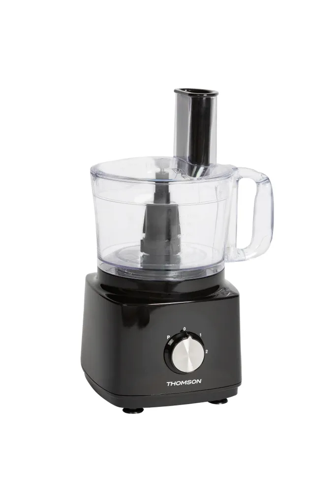 THOMSON Multifunktionsküchenmaschine 750 Watt, Volumen 1,8 Liter, Schwarz – Bild 2
