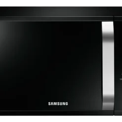 Samsung MS23F300EEK, Arbeitsplatte, Solo-Mikrowelle, 23 L, 800 W, Drehregler, Schwarz