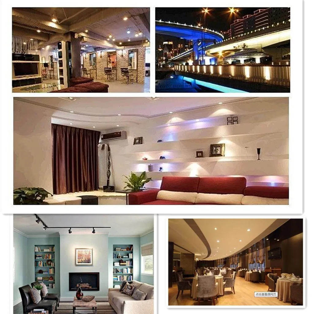 PMS 6 Stück 5W MR16 LED Glühbirne AC/DC12V COB Lampe Leuchtmittel Warmweiß – Bild 8