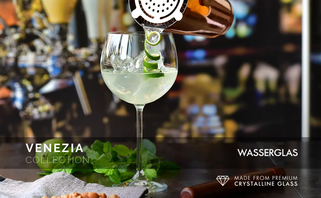 KROSNO Venezia Gin Tonic Wassergläser, 6er-Set, 480 Ml – Bild 2