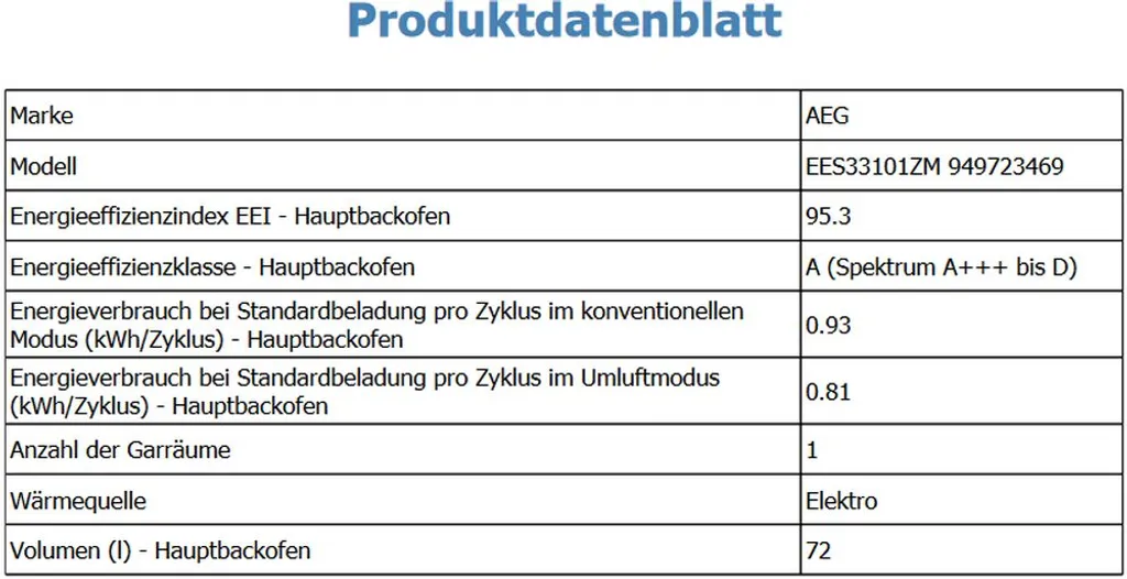 AEG - Kombi 3025 (EES33101ZM + HE604062XB) - Einbau-Herdset - Edelstahl – Bild 8