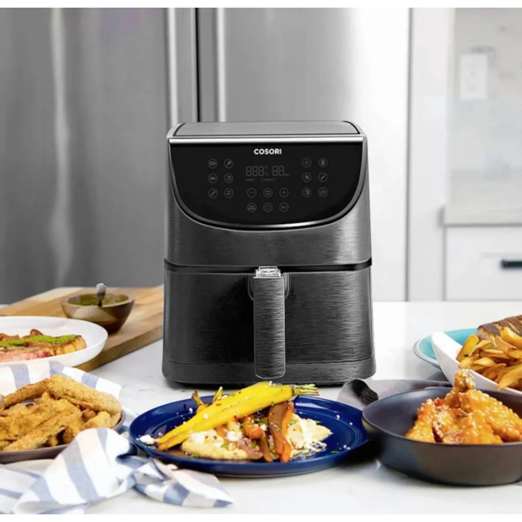 Cosori Premium 5,5-Liter Heißluftfritteuse Mit Spießgestell, Schwarz – Bild 11