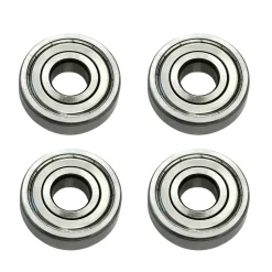 Oswald Transportgeräte 4 Stück Rillenkugellager 6001 12 X 28 X 8 Mm ZZ Metalldichtung