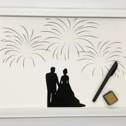 CEPEWA Gästebuch Hochzeit Fingerabdruck