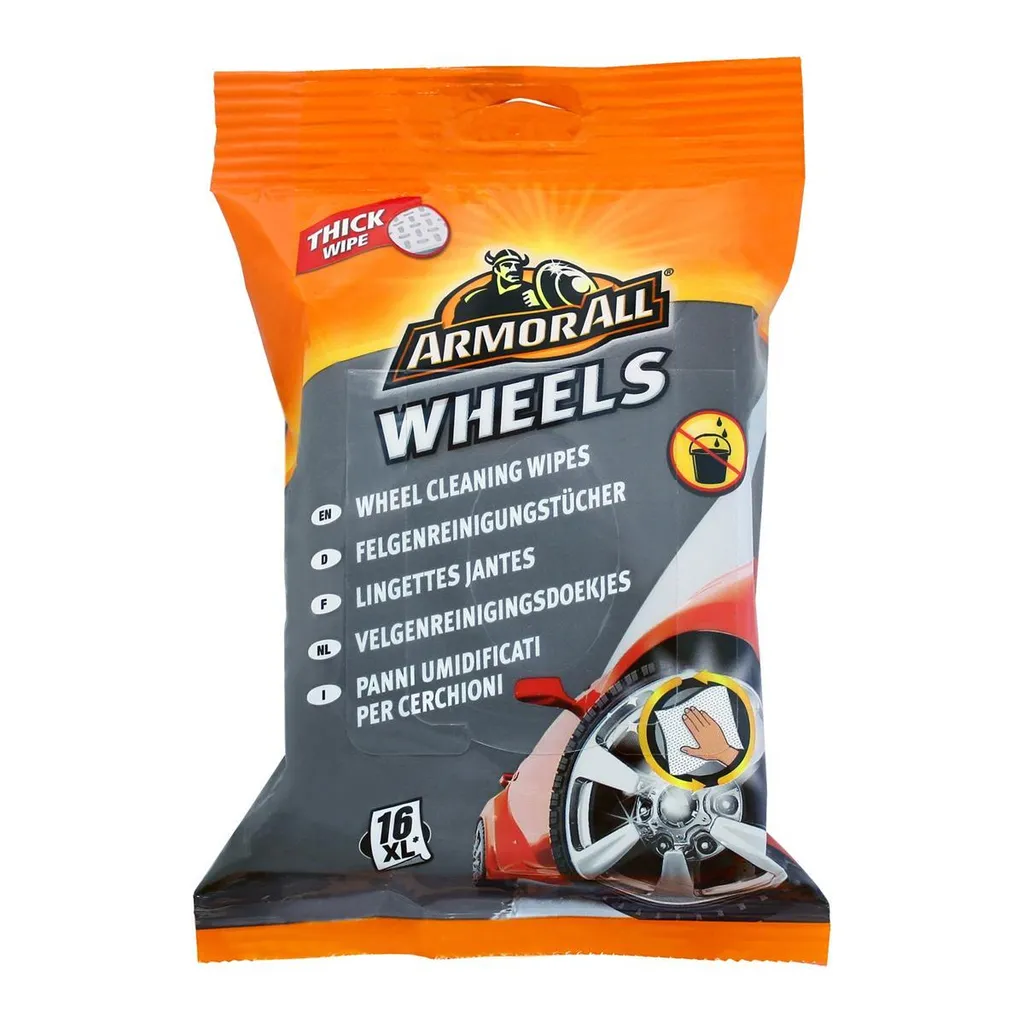 Energizer Armor All Wheels Felgenreinigungstücher 16 Tücher (1er Pack)