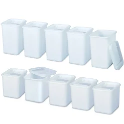 BRB-Lagertechnik BRB Set Mit 10 Vorratsdosen In Gastronomiequalität, 5X 2 Liter, 5X 3 Liter, Mit Deckel