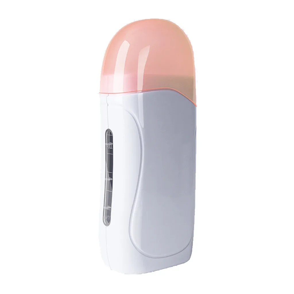 HannRTT Tragbarer Wachswärmer Zur Haarentfernung, Elektrischer Enthaarungs-Roll-on-Wachswärmer Heimwachsset Für Reisen, Wachsen Zu Hause, SPA,Weiß