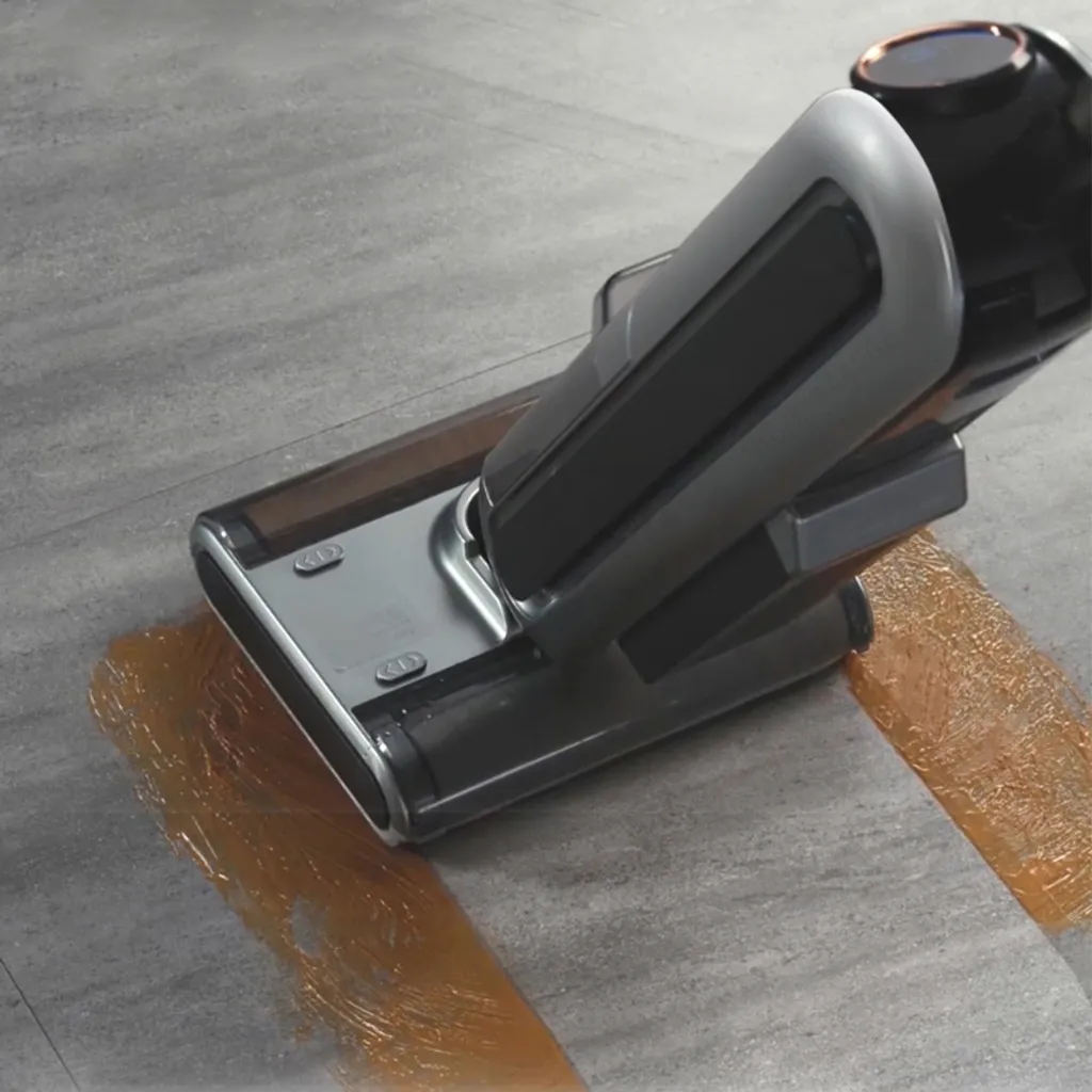 Uwant X100 Tragbarer Kabelloser All-in-One-Nass-Trocken-Staubsauger Für Mehrere Oberflächen Patentierte Doppelwalzenbürste Und Haarschneidegerät Selbstreinigende Intelligente Schmutzerkennung 600-ml-Wassertank 4000-mAh-Akku - Schwarz – Bild 6