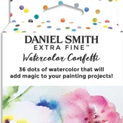 Daniel Smith Extra Fine Watercolor Confetti Dot Cards Pack Mit 9 Themenkarten