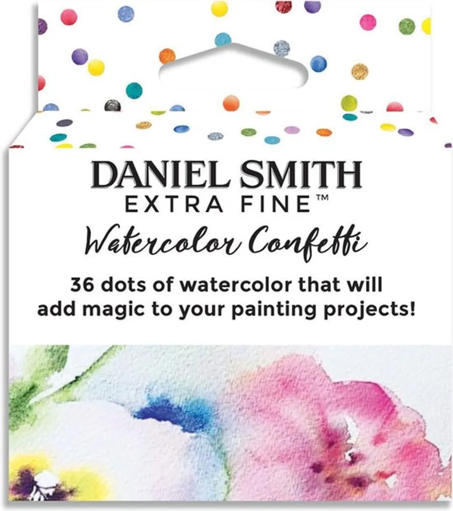 Daniel Smith Extra Fine Watercolor Confetti Dot Cards Pack Mit 9 Themenkarten