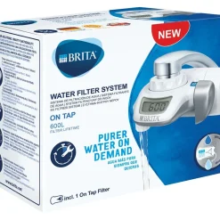 Brita 1.2023.0413, Wasserhahnfilter, 600 L, Silber, Weiß