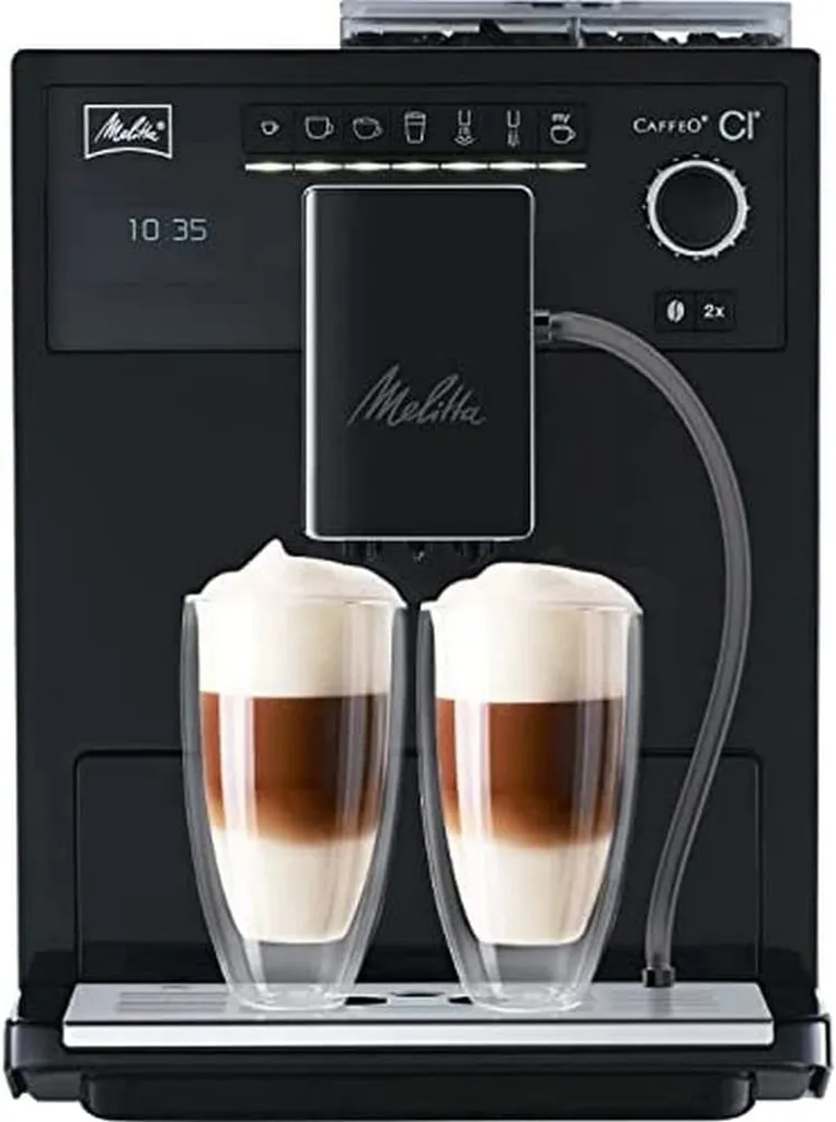 Melitta MELLITA CI Pure Black Kaffeemaschine - MAE970-003 - 4 Kaffeestärken, 3 Mögliche Einstellungen Der Konischen Stahlmühle