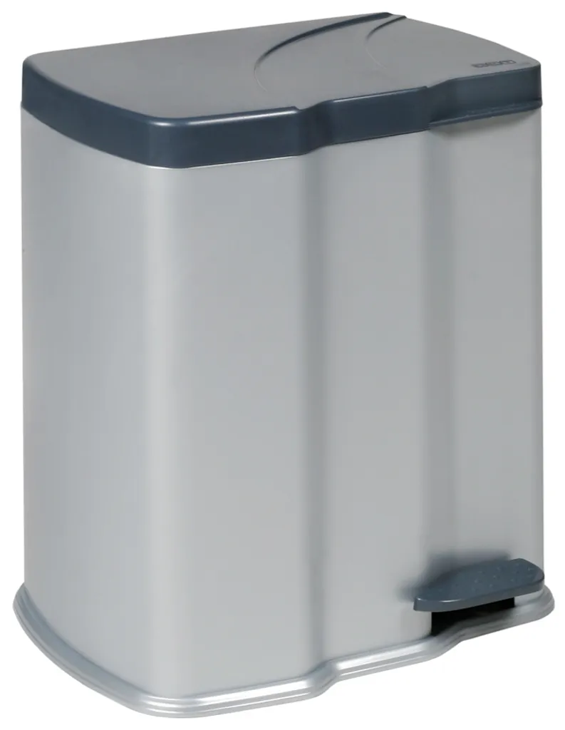 Keeeper ECO Pedal Bin Mülleimer 7 L + 15 L 39,5 X 29 X 43 Cm
