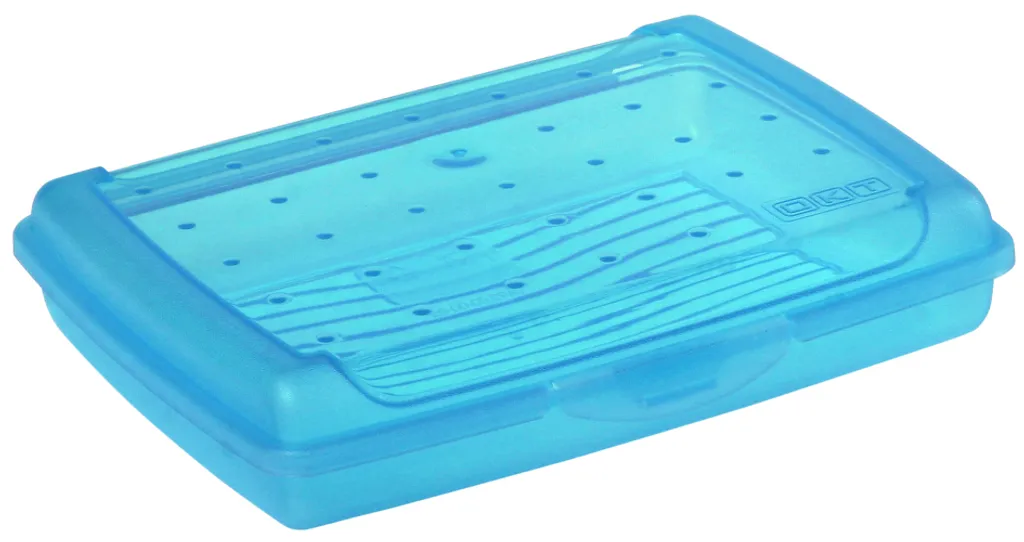 Keeeper Brotdose "luca" Click Box Mini Blau Transparent