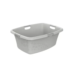 ROTHO Wäschewanne 50 L FLOWERS, Farbe:Grau