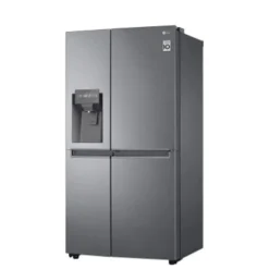LG Side-by-Side Kühlschrank GSJV31DSXF Total No Frost Kühl-/Gefrierkombination - 634 Liter, Graphit