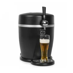 Klarstein Tap2Go Mobile 2-in1 Bierzapfanlage Mit Getränkekühler 5l/13l Schwarz