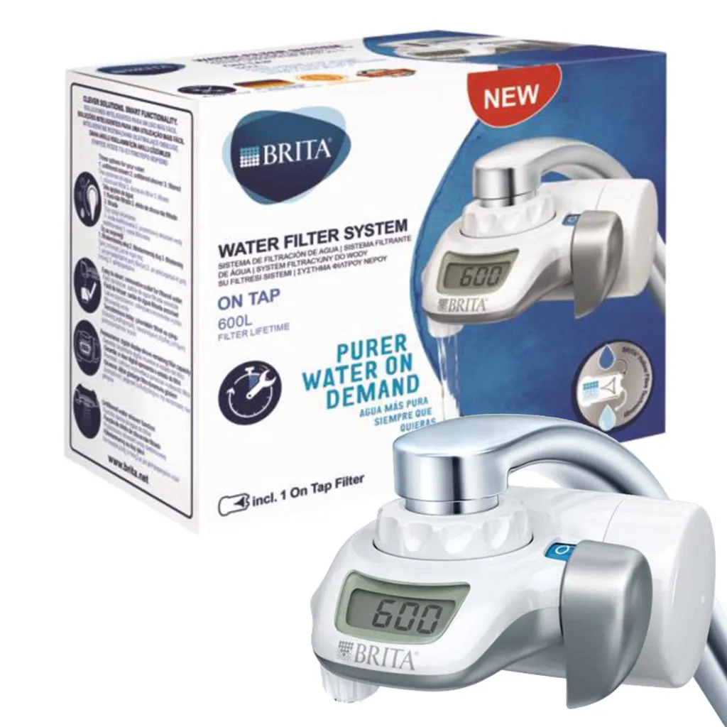 Brita 1.2023.0413, Wasserhahnfilter, 600 L, Silber, Weiß – Bild 2
