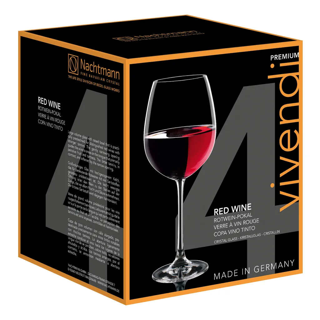 Nachtmann 0092035-0 Vivendi Rotweinpokal, 727 Ml, Klar (4er Pack) – Bild 17