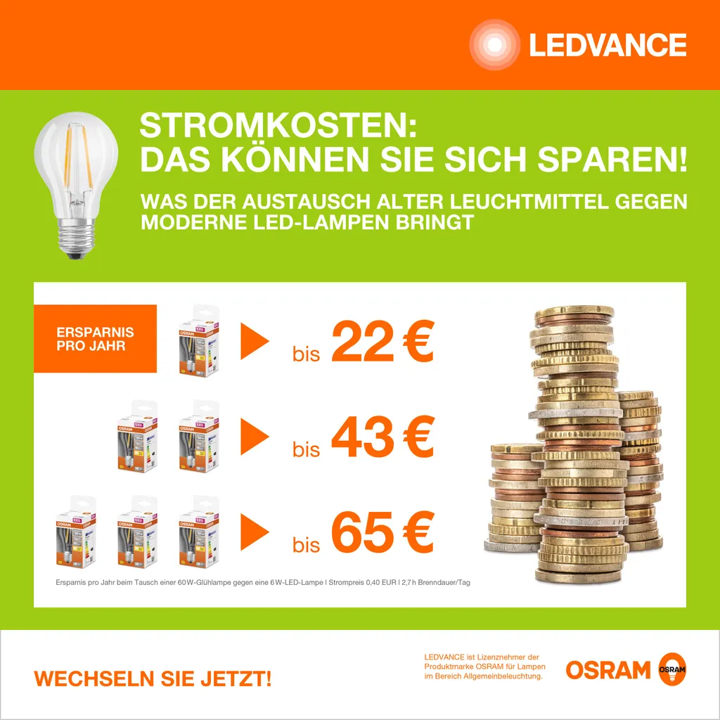 OSRAM LED BASE PAR16 50, Reflektor LED-Lampen Aus Glas Für GU10 Sockel, Kaltweiß (4000K), Ersatz Für Herkömmliche 50W-Spotlampen, 5er-Box – Bild 5