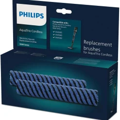 Philips Original Mikrofaser Ersatzbürsten-Set Powerbürste Für AquaTrio Nass- Und Trockensauger Der 9000er Serie (XV1793/01)