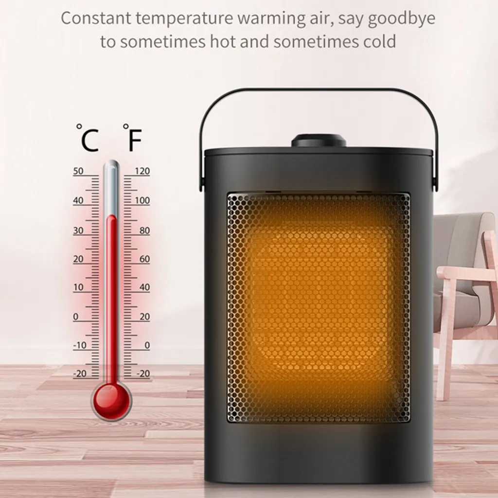 Jinaishop 1500W Keramik Heizlüfter Schnellheizer Heizgerät Heizung Elektro Heizer – Bild 4