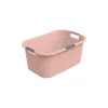 ROTHO Wäschekorb 40 L COUNTRY, Farbe:Linnea Pink Ged.