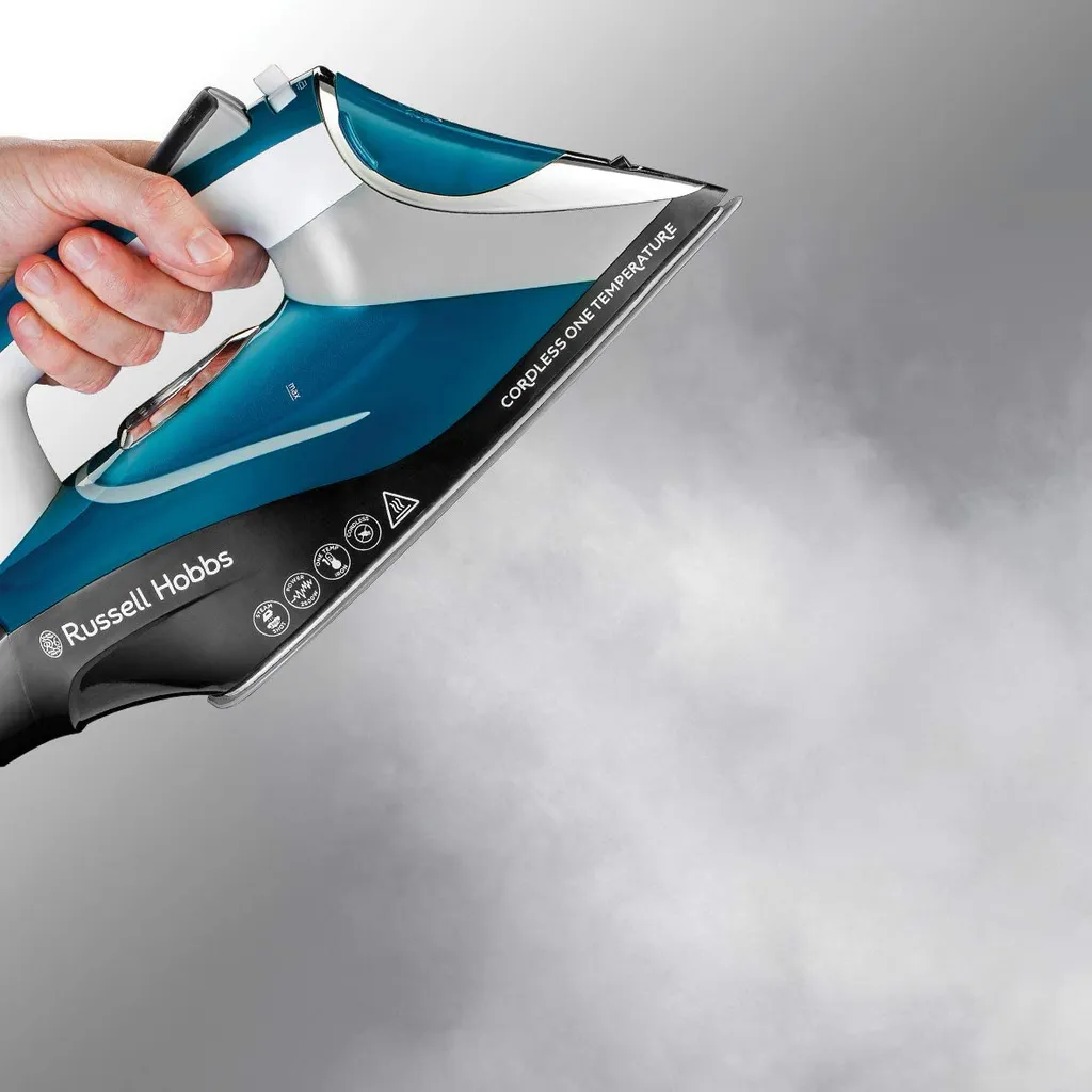 RUSSELL HOBBS Dampfbügeleisen Kabellos Cordless One Temp 26020-56 2600W Akku – Bild 6