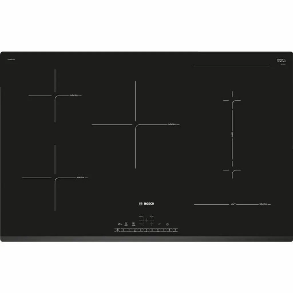 BOSCH PVW831FC5E Induktionstisch Induktion 80 Cm - Digitalanzeige - DirectSelect Stirnband - 5 Kamine