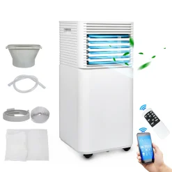 EINFEBEN Mobiles Klimagerät R290 7000 BTU/h Klimaanlage Mobil Mit Abluftschlauch Kühler Und Entfeuchter Für Räume Bis 30 Qm Leise Mobile Kühlung Wohnung & Büro