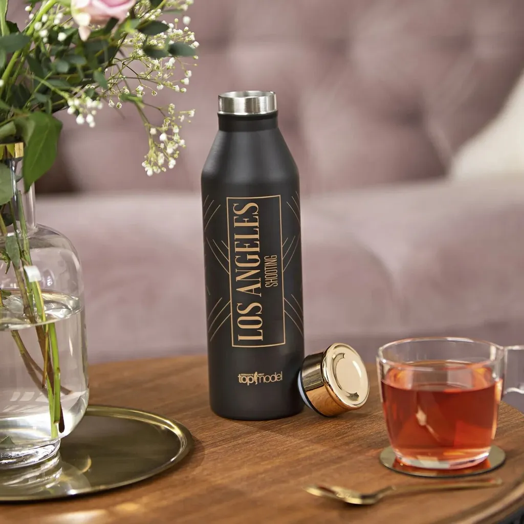 Maxxworld GNTM Germanys Next Topmodel Trinkflasche Wasserflasche Edelstahl Sport 600ml – Bild 16