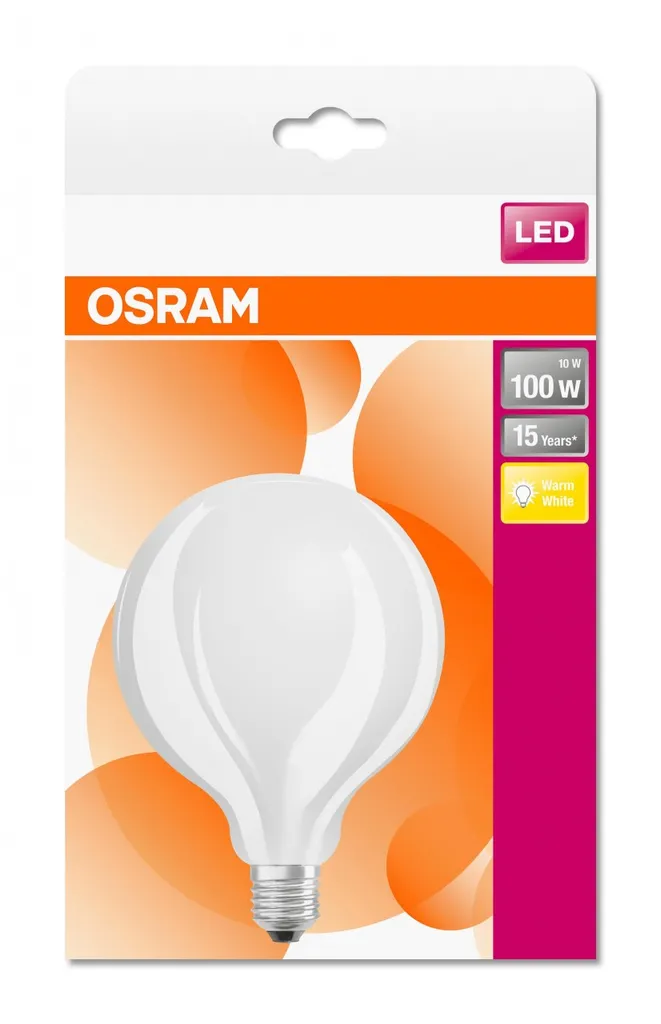 Osram LED Leuchtmittel Retro Classic E27 11W Warmweiß, Weiß-matt – Bild 6