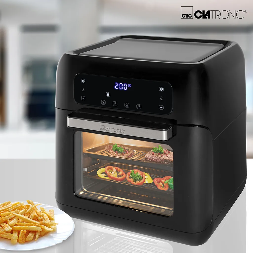 CLATRONIC Heißluft-Fritteuse FR 3747 H Frittöse Dörrer-Funktion Sensor Touch 11L – Bild 7
