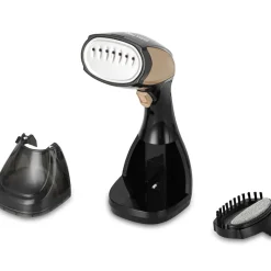 Swiss Pro+ Swiss Pro Streamer Schwarz Dampfglätter 1100W-200ml Tragbares Handbügeleisen Für Reise & Zuhause