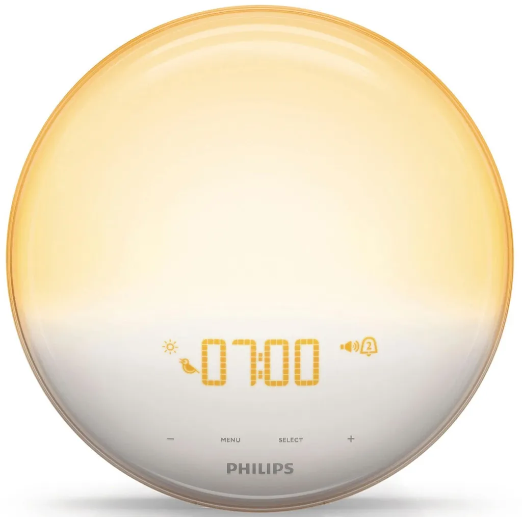 Philips HF3519/01 Wake-up Light (Sonnenaufgangfunktion, Digitales Fm Radio, Tageslichtwecker) Weiß – Bild 17