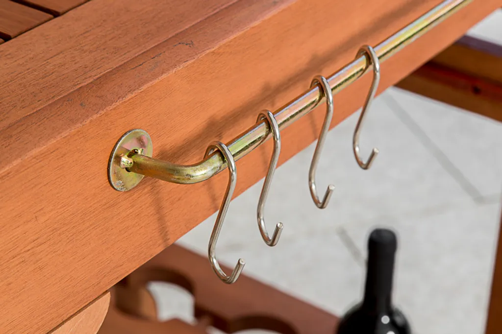 Merxx Servierwagen, Eukalyptusholz Geölt/natur - Maße: 50 X 70 X 84; 25906-011 – Bild 6